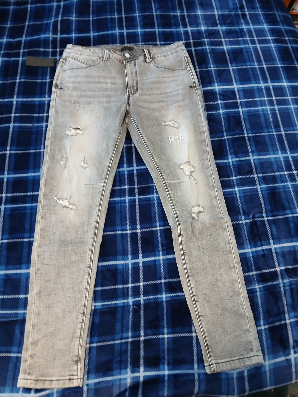 RTA Slim Fit Grey Jeans